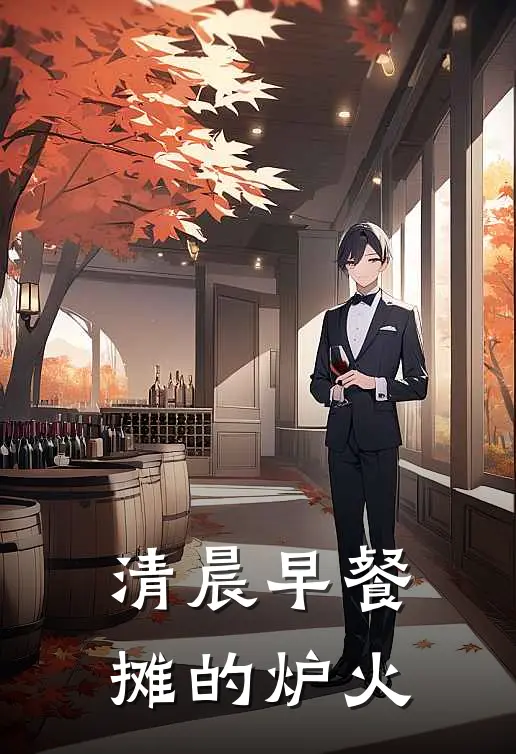 清晨早餐摊的炉火