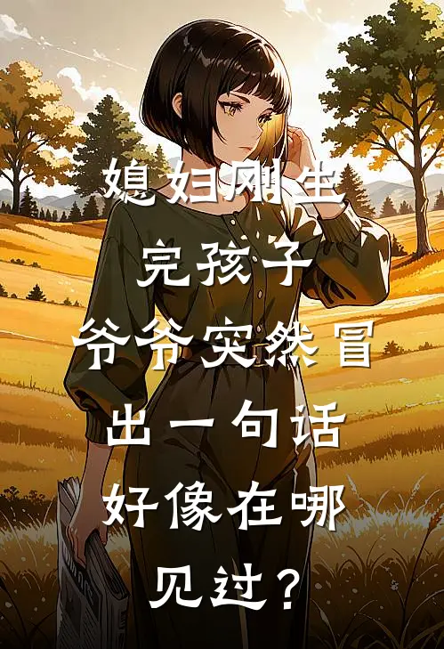 媳妇刚生完孩子，爷爷突然冒出一句话：好像在哪见过？