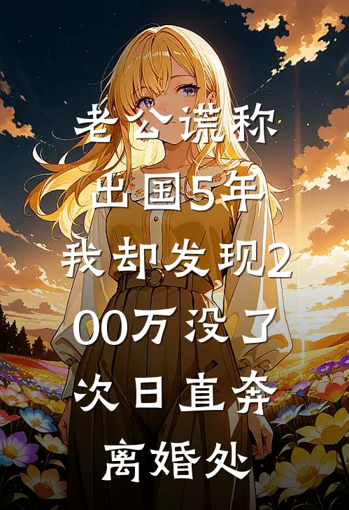 老公谎称出国5年，我却发现200万没了，次日直奔离婚处周文轩白薇全文免费阅读无弹窗大结局_周文轩白薇（老公谎称出国5年，我却发现200万没了，次日直奔离婚处）小说免费阅读大结局